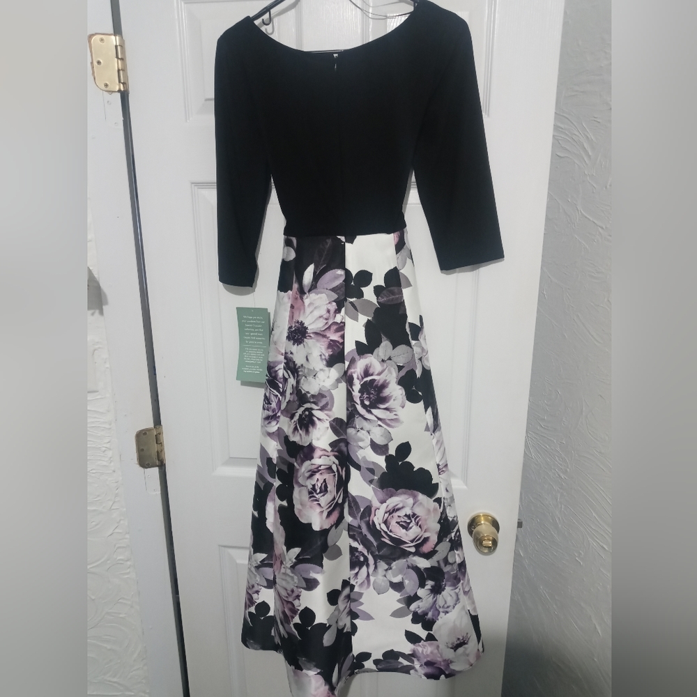 NWT floral hi-low 3/4 sleeve dress - Picture 7 of 7